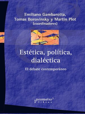 cover image of Estética, política, dialéctica